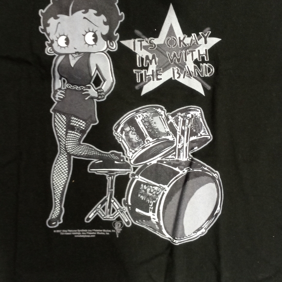 Betty Boop "I'm with the band" shirt - Picture 2 of 2
